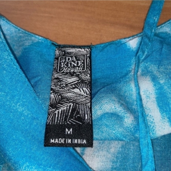 EUC🔹️Dakine ocean blue flowy tank top SZ🔹️M - Picture 4 of 4